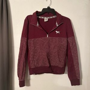 Victorias Secret Pink Quarter-zip jacket